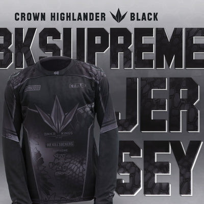 Bunkerkings Supreme Jersey - Crown Highlander - Black