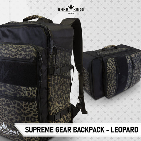 Bunkerkings Supreme Gear Backpack - Leopard - Kickstarter Reward